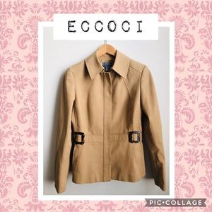 Eccoci Fully Lined Khaki Jacket 🧥